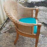 Wicker armchair