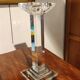 Large Crystal Candle Holder - Contemporary