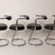 4 chaises cobra de giotto stoppino