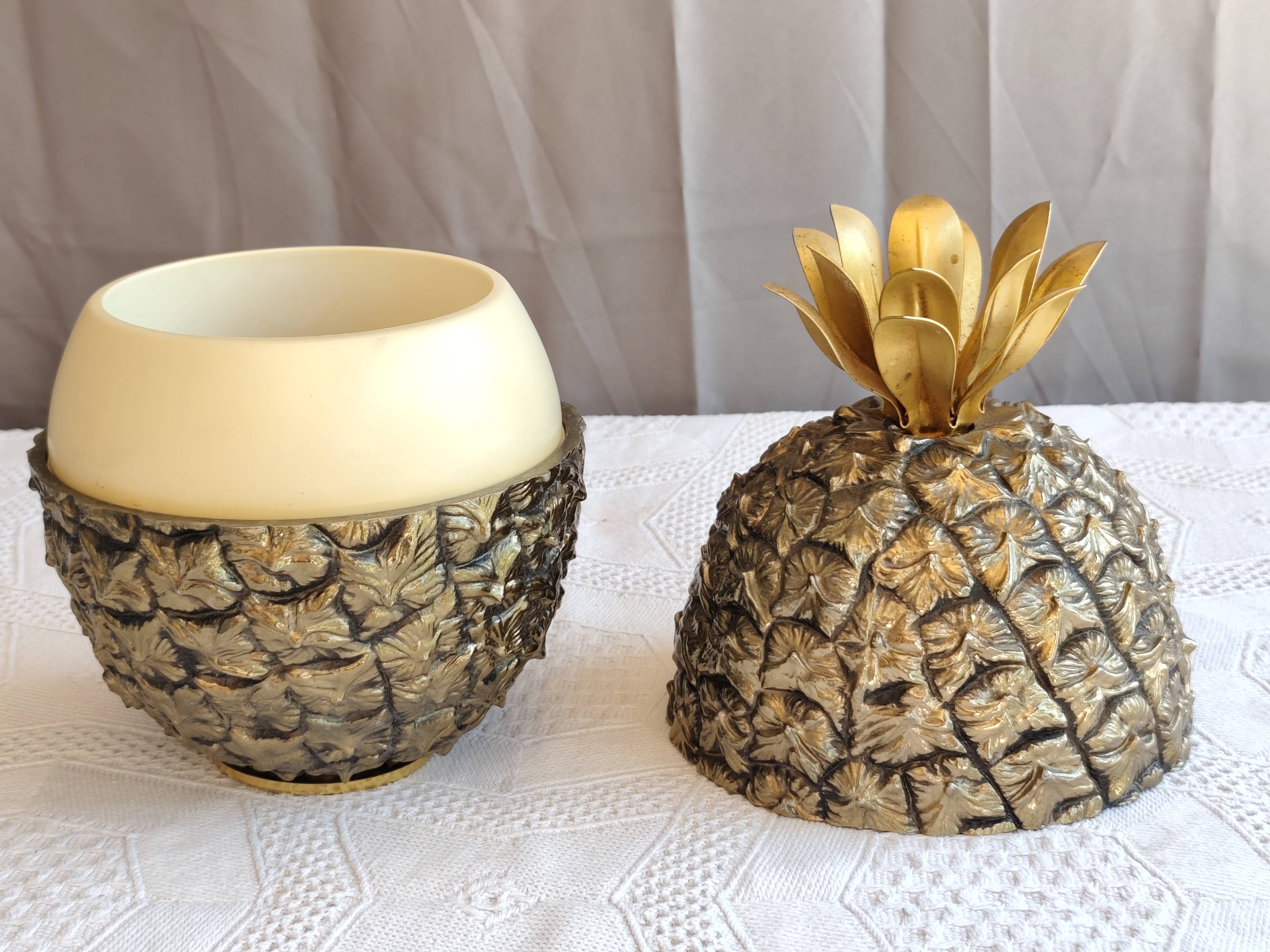 Signed vintage pineapple