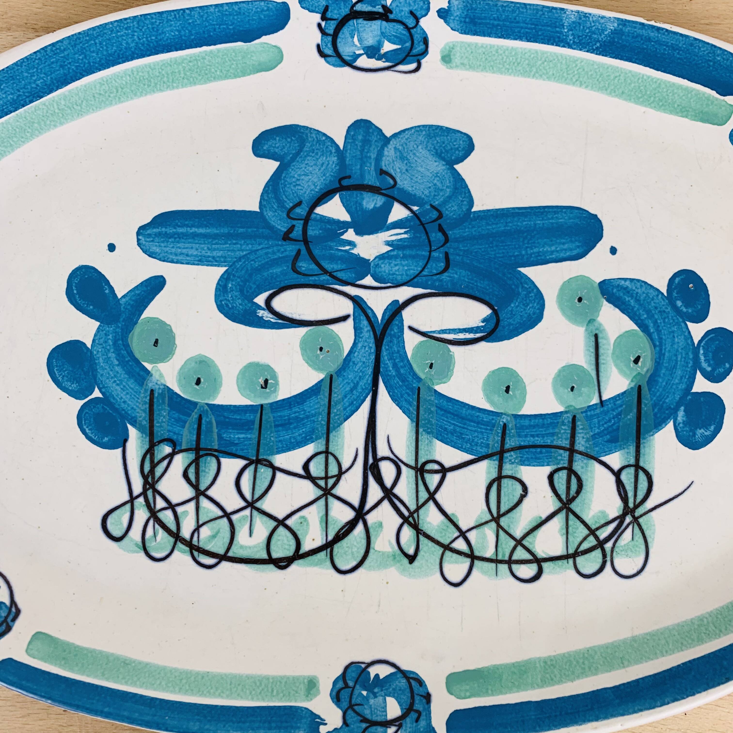 Keraluc Quimper ceramic dish