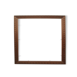 Old frame in worked wood