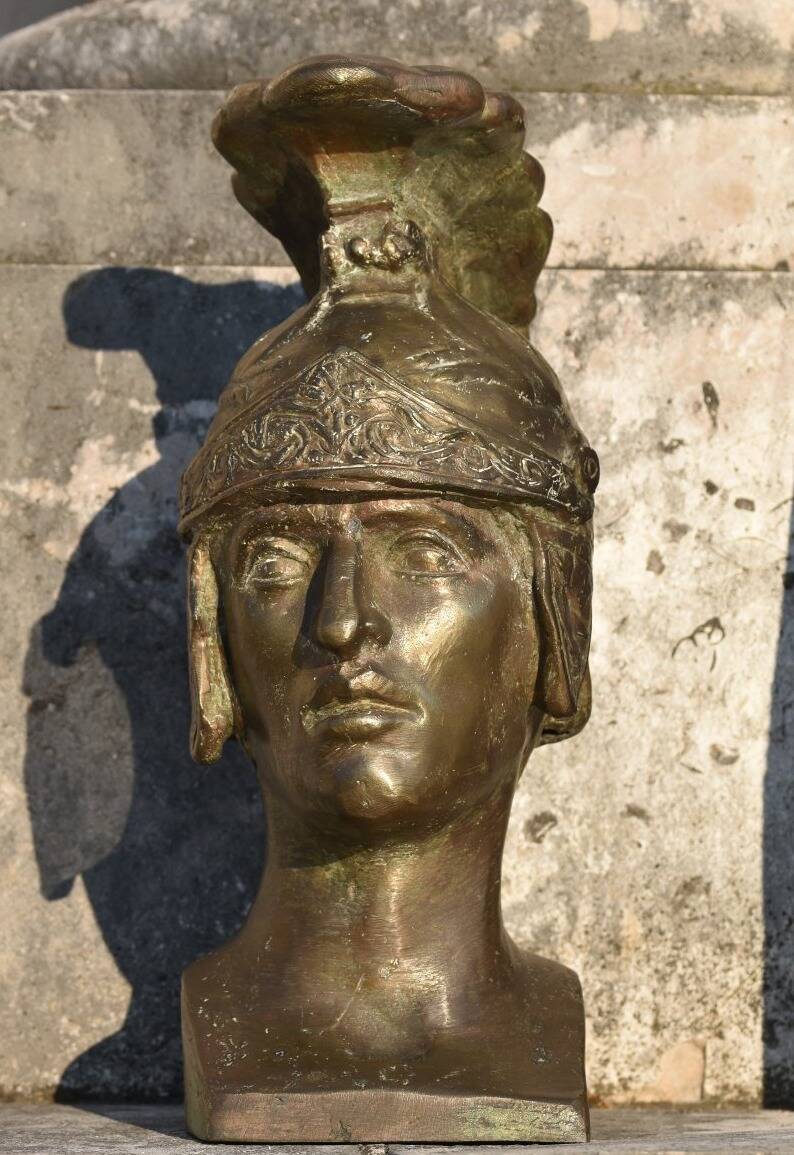 André Tajana (attributed to) Head of a Roman Warrior (1938)