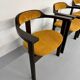 4 chairs model Expo 68 designed by Robert Haussmann, 1960s vintage.