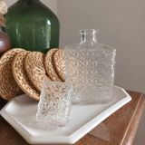 Carafe in cisele glass