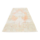 Tapis Oushak Vintage, Laine Turque Pêche & Ivoire, 179x294 Cm