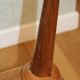 Tripod bedside table veneered in oak, 1950.
