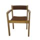 Set of 4 vintage Scandinavian stackable chairs in solid wood - Balzar Beskow - Sweden, 1960s