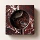 Brutalist marble ashtray and cigar holder.
