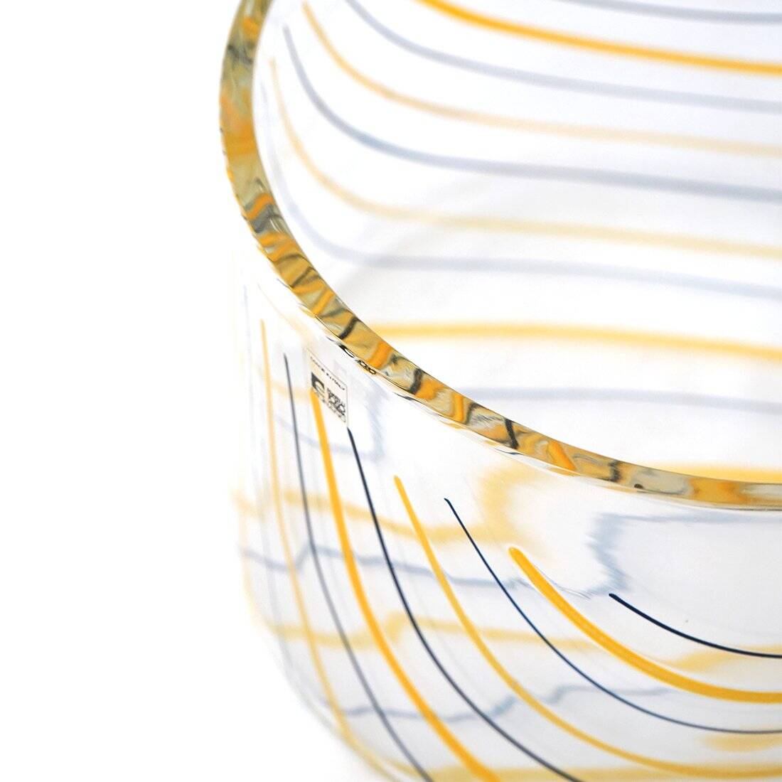 Striped vase by Rosanna Toso for Fratelli Toso, 1970s