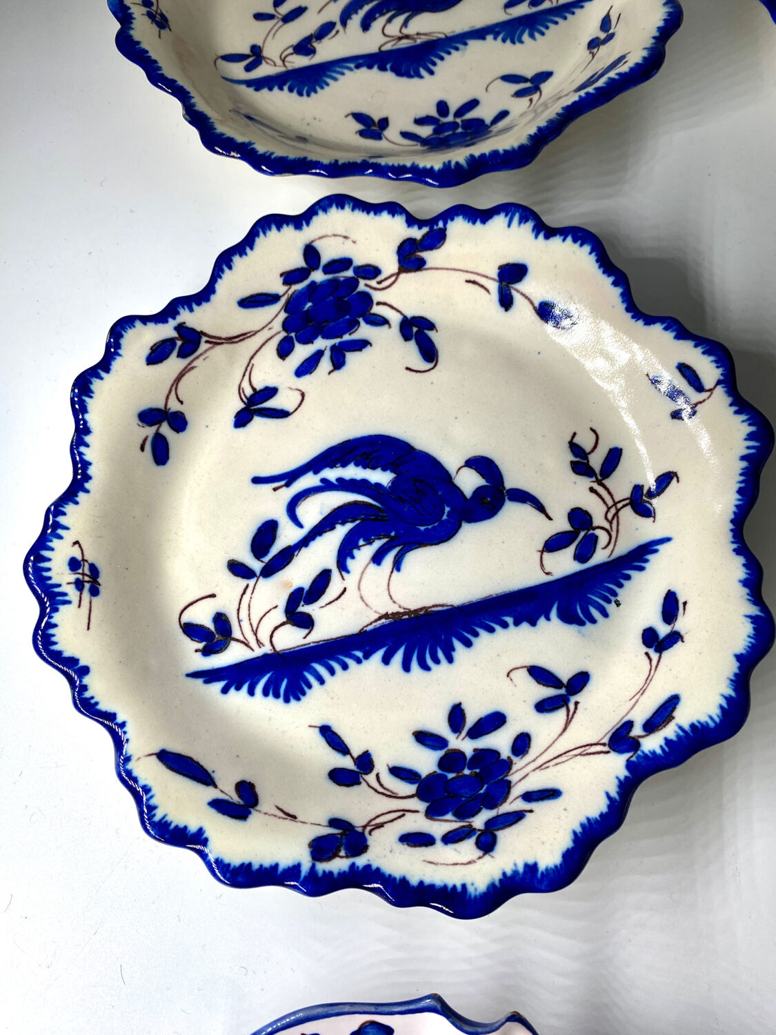 Earthenware plates Martres Tolosane Faïencerie Jodra