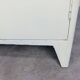 White wood convenient storage unit from the 1950s