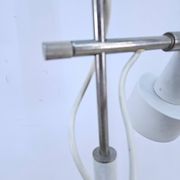 Lampe de sol blanche, Allemagne, années 1960.