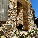 Stone planter pot