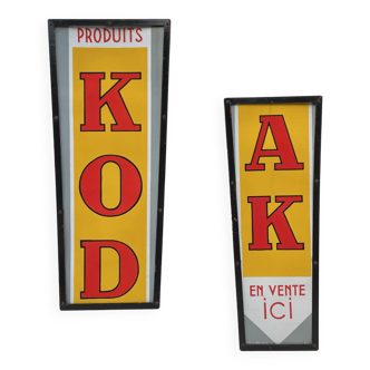 Plaque émaillée KODAK