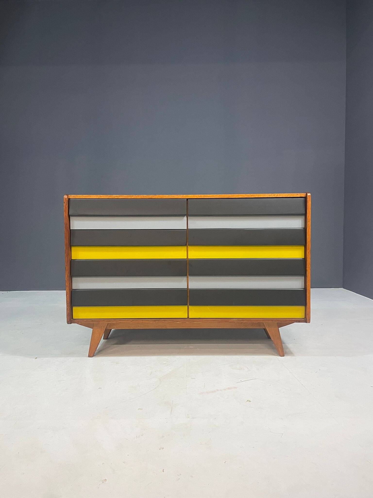Jiří Jiroutek chest for Interiér Praha, model U-452, Czechoslovakia 1960s