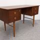 Desk and its removable shelf in Scandinavian style made of teak, RDA around 1960.