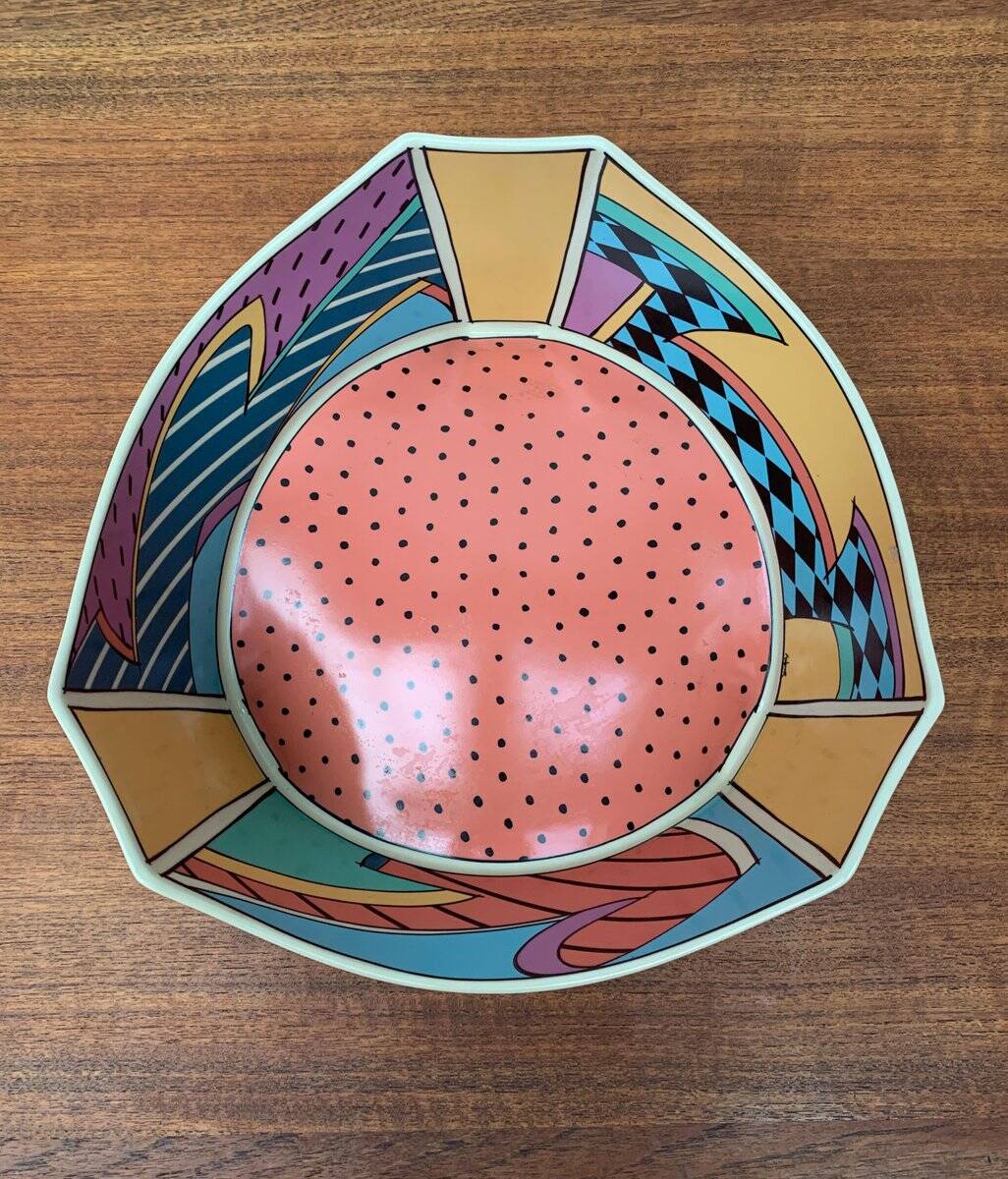 Set of 5 Bowls from the Flash One Postmodern Series by Dorothy Hafner for Rosenthal, 1980s.