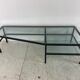 Steel and glass side table by Bas van Pelt for Janni van Pelt 1960s