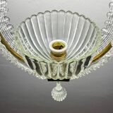 Murano chandelier by Ercole Barovier for Barovier & Toso, 1930s