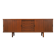 Teak sideboard with sliding doors, Denmark, 1960s