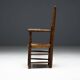 Fauteuil à barreaux rustique, France, début du 20e siècle