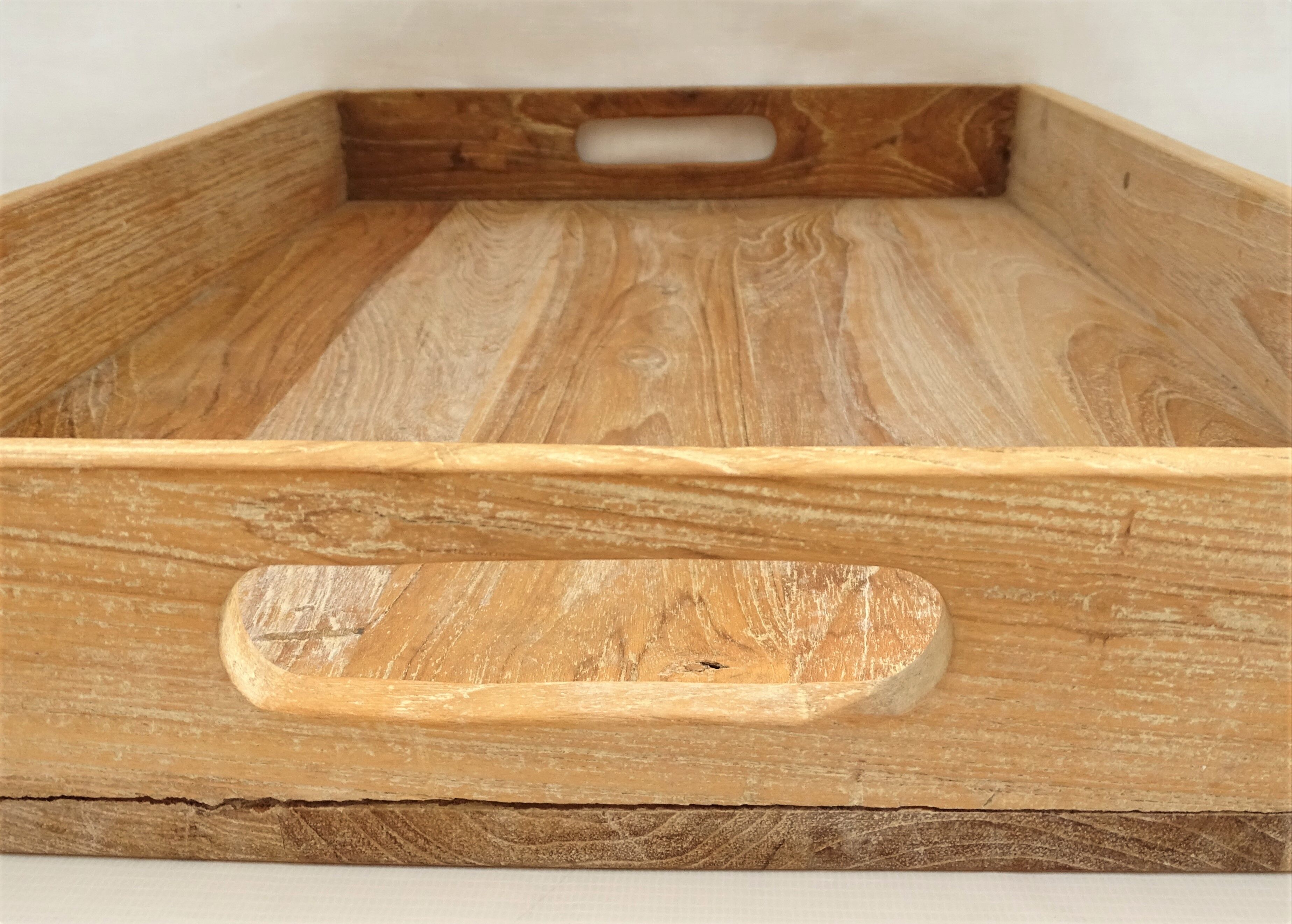 Solid wood bakery tray