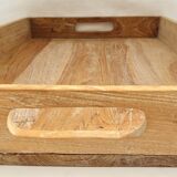 Solid wood bakery tray