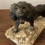 Plaster tiger, art deco period