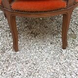 Louis XV style cabriolet armchair