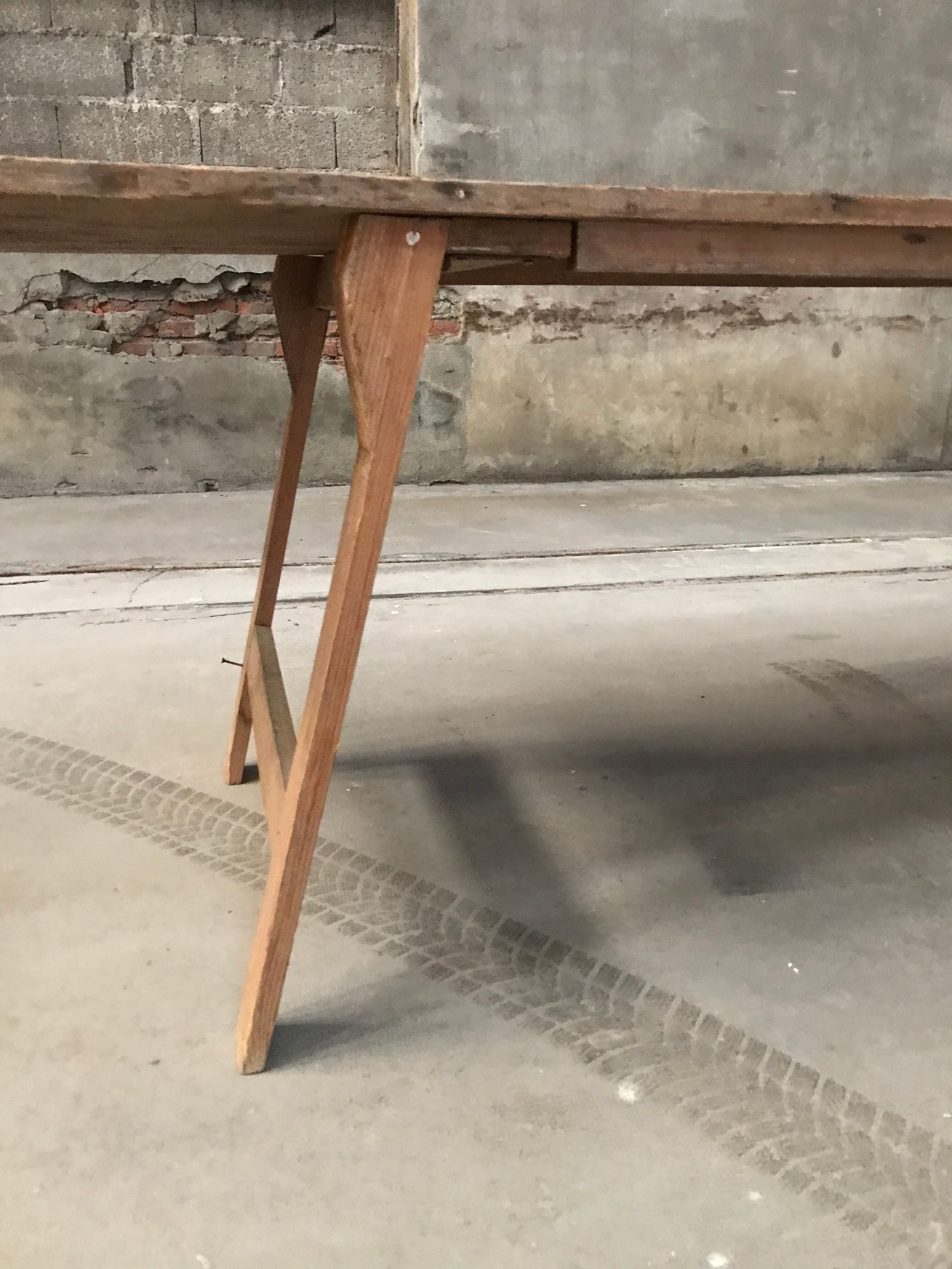 So-called "beater" farm table