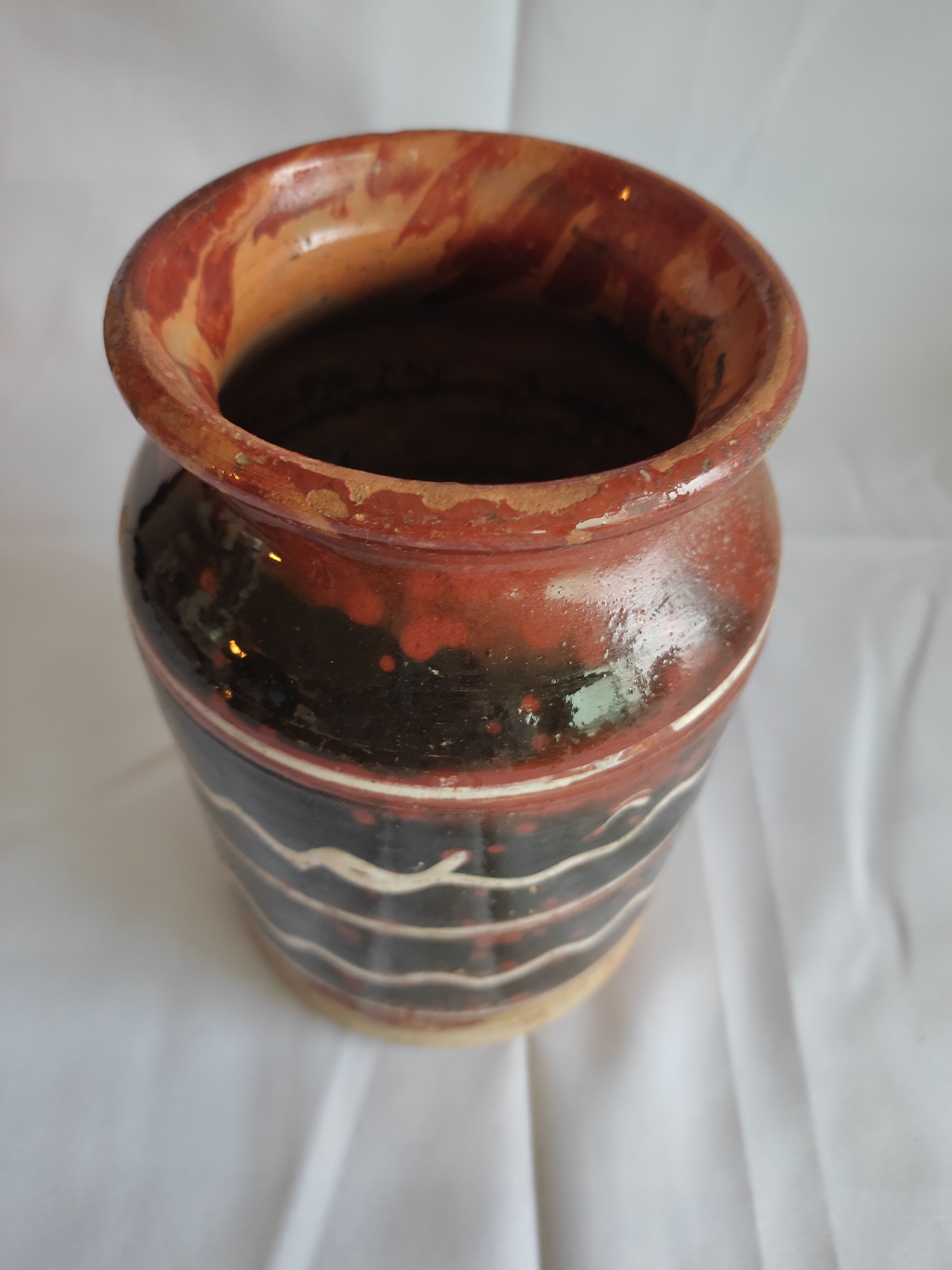 Terracotta vase