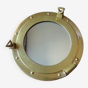 Ublot brass mirror Ø30cm
