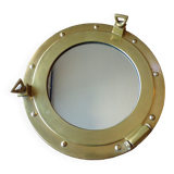 Miroir ublot en laiton Ø30cm