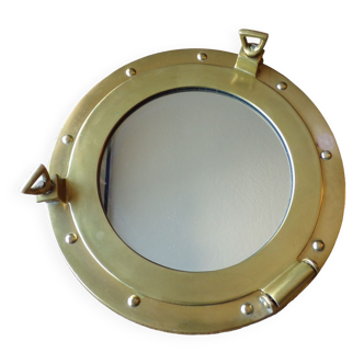 Ublot brass mirror Ø30cm