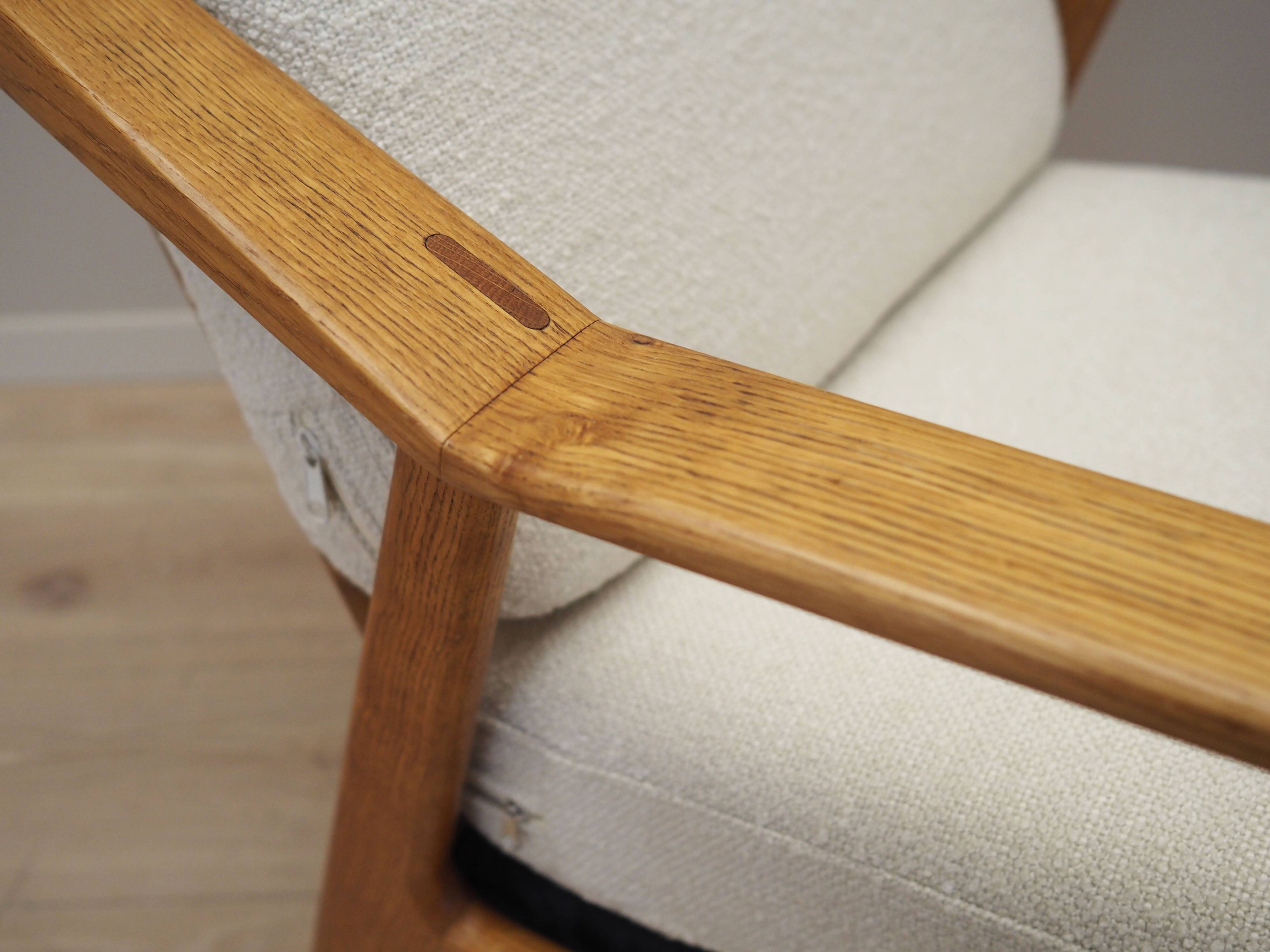 Oak armchair, Danish design, 1960s, designer: H. Brockmann Petersen, produc