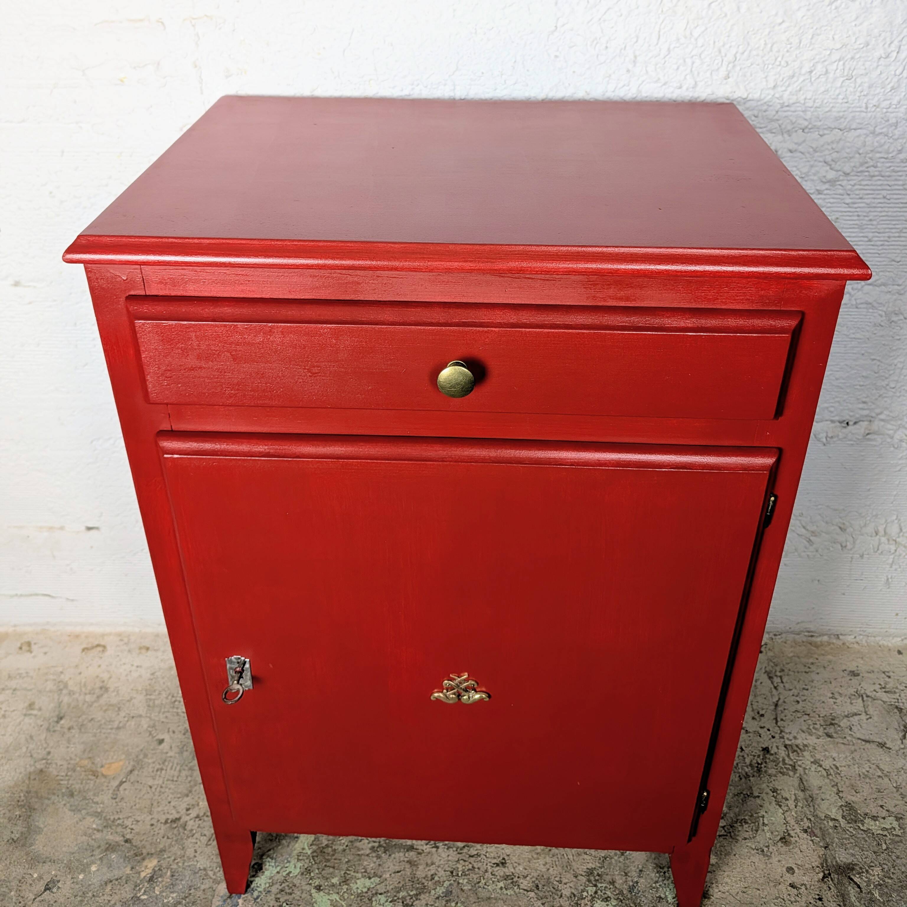 Small jam jar - royal red