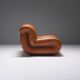 Velasquez Vintage Lounge Chair in Cognac Leather by Mimo Padova Italy