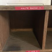 Étagère avec casiers de rangement années '30