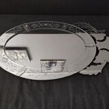 Ancient Venetian oval mirror