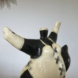 Sculpture "DEESSE" in the style of Niki de Saint Phalle, papier-mâché 1990