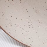 Set 4 plates speckled stoneware