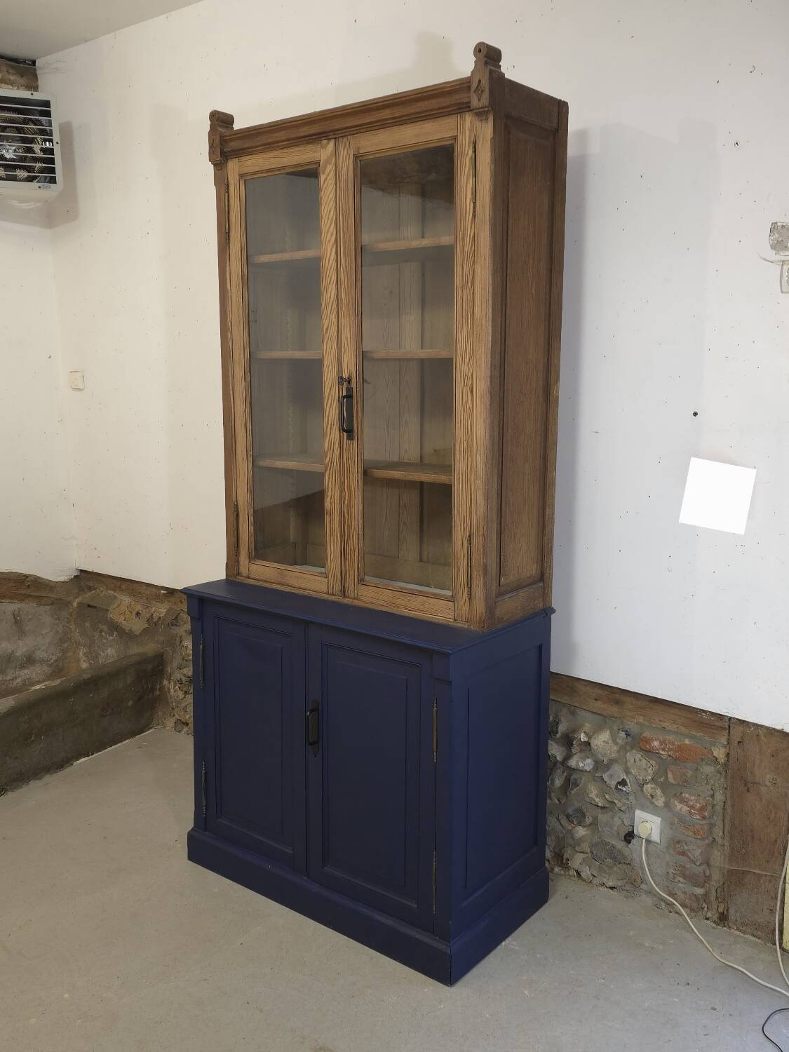 Old pharmacy display case circa 1930