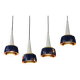 Lustre très rare du danois Voss Belysning - Danemark années 1950