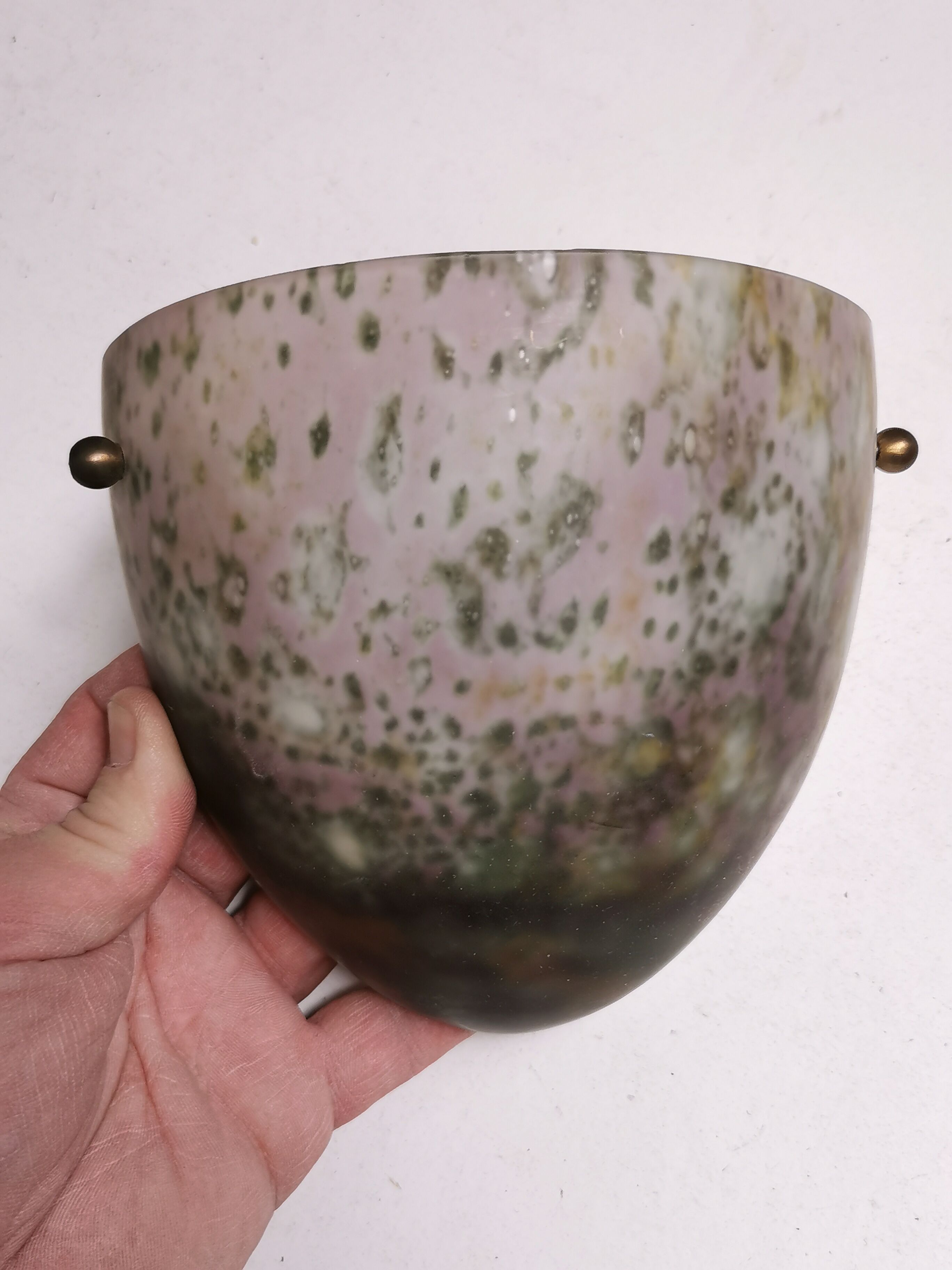 Beautiful Glass Pate Wall Lamp