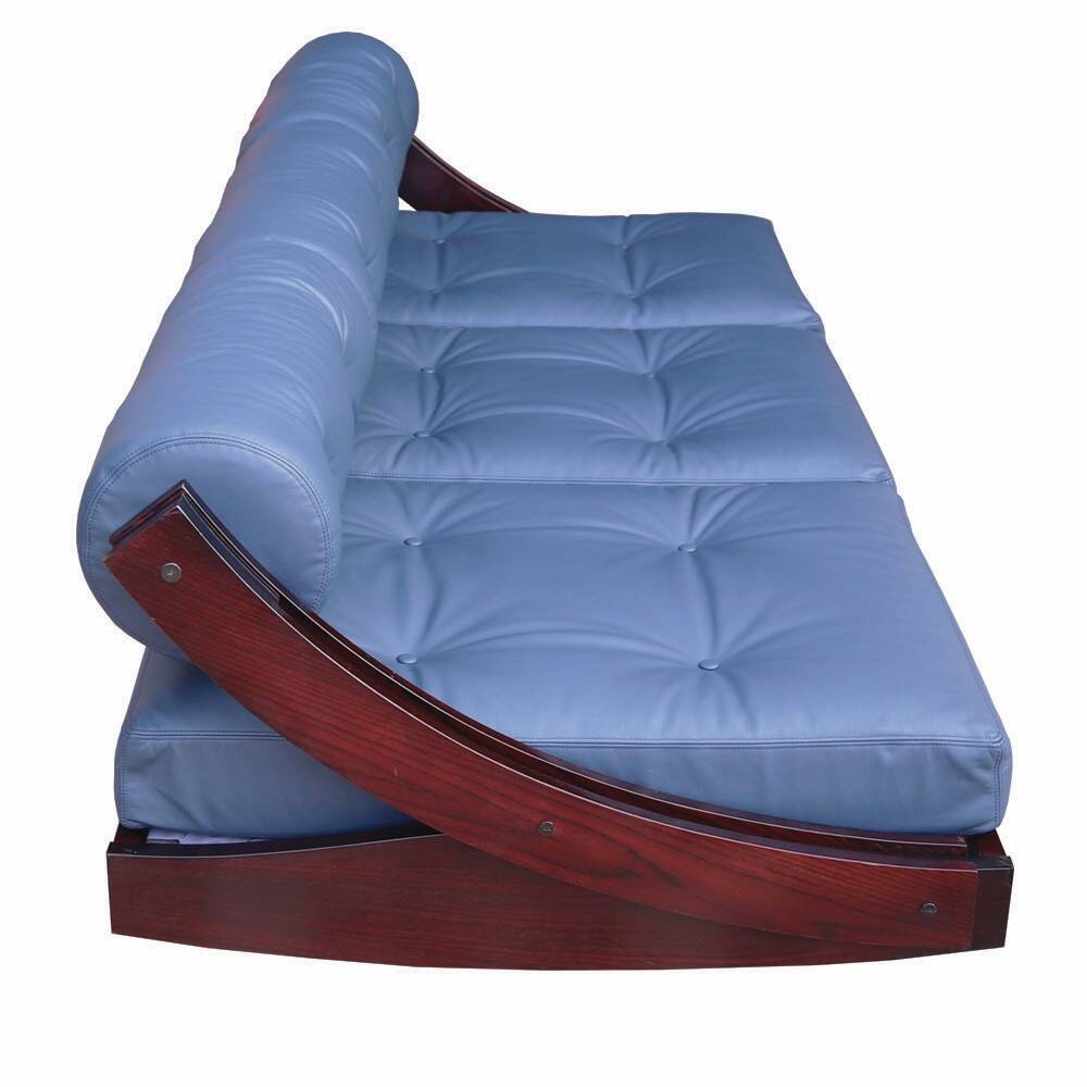 Gianni Songia Daybed in Navy Blue Andrew Muirhead Fine Scottish Leather