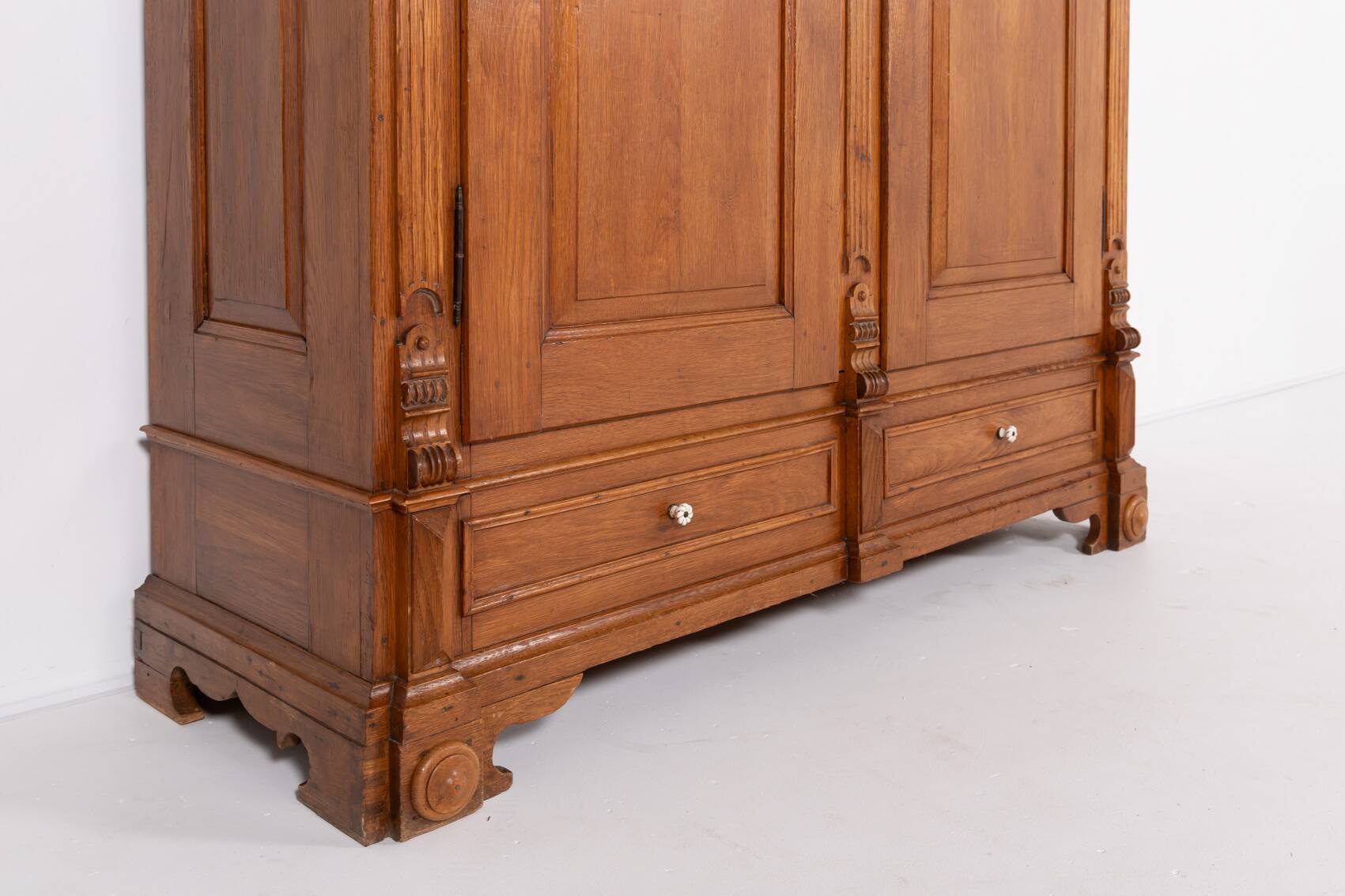 Vintage oak wardrobe