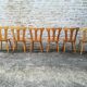 Lot de 12 chaises de bistrot
