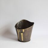 Modernist copper cachepot, 1950s.