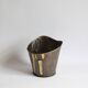 Cache-pot moderniste en cuivre, années 1950.